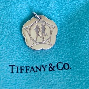 Tiffany & Co. Sterling Silver Nike Runner Pendant